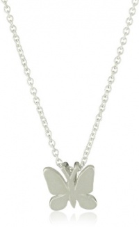 Dogeared Jewels and Gifts Reminder Butterfly Kisses Sterling Silver Pendant Necklace