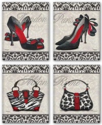 Classy Shoes and Purse Set by Todd Williams 8x10 Art Print Poster