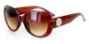 Lucky Star Vintage-Inspired Sunglasses (Brown w/ Amber Lens)