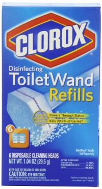 Clorox ToiletWand Disposable, Refill, 6-Count Packages (Pack of 8)