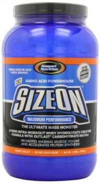 Gaspari Nutrition Size On Max Performance, Orange Cooler, 3.49 lbs