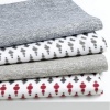 BAR III, IKAT Red and Grey dots Standard Pillowcases