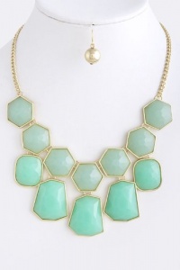 The Milan Couture Necklace 2.0 (A Little Minty)--FREE EARRINGS