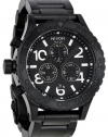 Nixon 42-20 Chrono Black Dial Steel Mens Watch A037001