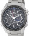 Casio Men's EQS500DB-1A1 Edifice Stainless Steel Multi-Function Chronograph Watch