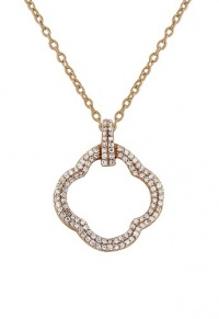 Effy Jewlery 18K Rose Gold Diamond Pendant, .47 TCW