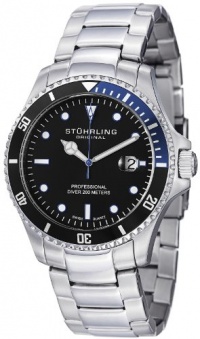 Stuhrling Original Men's 326B.331151 Aquadiver Regatta Elite Swiss Quartz Diver Date Watch