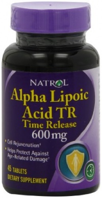 Natrol Alpha Lipoic Acid Tr 600mg Tablets, 45-Count