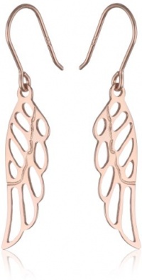 Sterling Silver Angel Wing Drop Earrings