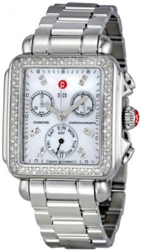 MICHELE Signature Deco Diamond, Diamond Dial 3-Link Bracelet