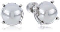 Kenneth Cole New York Urban Smoke Silver Bead Stud Earrings