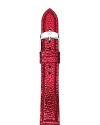 Ready to give your Michele watch a new look? A colorful watch strap in richly textured leather is instantly on-trend.