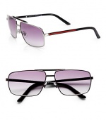 Metal frames with sporty temples and signature logo detail.Metal100% UV ProtectionMade in Italy