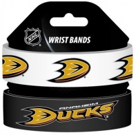 NHL Philadelphia Flyers Silicone Rubber Bracelet Set, 2-Pack