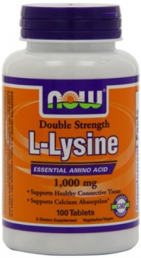 NOW Foods L-Lysine 1000mg, 100 Tablets