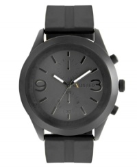 Dare to be bold with this black-on-black watch from Unlisted.