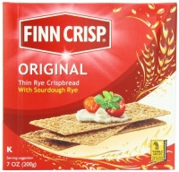 Finn Crisp Original, Delicately Thin Rye Crispbread, 7-Ounce Boxes (Pack of 9)