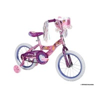 Huffy Disney Princess Bike (Shimmer Pink/Glitter Grape, Medium/16-Inch)