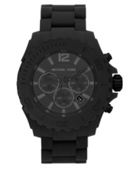 Add some edge to your collection with the blacked out cool of this Drake watch from Michael Kors.