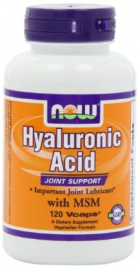 NOW Foods Hyaluronic Acid and MSM, 120-Vcaps