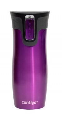 Contigo AUTOSEAL West Loop Stainless Steel Travel Mug with Easy Clean Lid, 16-Ounce, Lilac