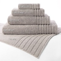 Cotton Craft - Super Zero Twist Wash Cloth 13x13 Mercury (Silver) - 7 Star Hotel Bath Collection Pure 615 Gram Cotton - Soft as a Cloud - Each item sold separately, this is not a set