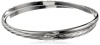 Sterling Silver 4mm Double Twisted and Classic Bangle Bracelet