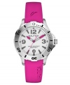 Sweet and sassy, this Nautica watch flaunts vibrant hues mixed with subtle details.