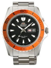 Orient Automatic Dive Watch CEM75004B (Orange Bezel Mako II)