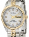 Armitron Women's 752475MOP NOW Swarovski Crystal Accented Two-Tone Mother-of-Pearl Dress Watch