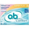 o.b. Pro Comfort Tampons, Super Plus Absorbency, 18 Count (Pack of 2)