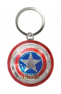 Marvel Captain America Shield Pewter Key Ring