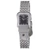 Fendi B. Fendi Ladies Stainless Steel Black Dial Diamond Watch F386210D