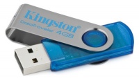 Kingston DataTraveler 101 - 4 GB USB 2.0 Flash Drive DT101C/4GB (Cyan)