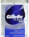 Gillette Clear Gel Cool Wave Anti-Perspirant / Deodorant Twin Pack 8 Oz