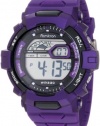 Armitron Men's 40/8278PUR Purple Resin Strap Chronograph Watch