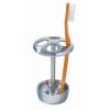 InterDesign Forma Toothbrush Stand, Brushed Stainless Steel