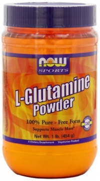 NOW Foods L-Glutamine Pure Powder, 1-Pound