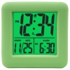 Equity by La Crosse 70903 Soft Green Cube LCD Alarm Clock