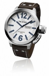 TW Steel Men's CE1006 CEO Brown Leather Strap Watch