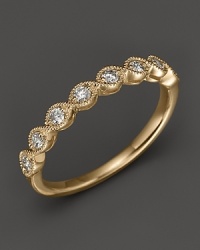 Diamond and 14K Yellow Gold Stackable Ring, .25 ct. t.w.