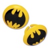 Batman Symbol Cupcake Party Rings (12)