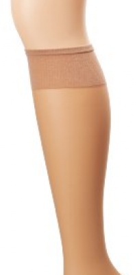 Silk reflection Silky Sheer Knee high Enhanced toe Plus Color: Little Color. (1 package of 2 pair)