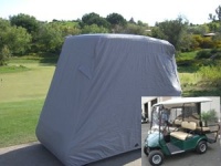 Deluxe 4 Passenger Golf Cart Cover roof 80L Grey, Fits E Z GO, Club Car and Yamaha G model - Fits GEM e2