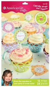 American Girl Crafts Cupcake Wraps And Picks