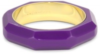 Kate Spade New York Triple Threat Faceted Purple Bangle Bracelet