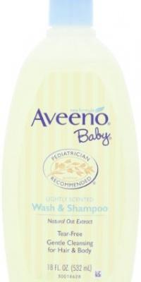 Aveeno Baby Wash & Shampoo, 18  Ounce