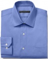 Geoffrey Beene Sateen Fitted Dress Shirt - Bluebird