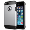 SPIGEN SGP SGP10491 Tough Armor Case for iPhone 5/5S - Carrying Case - Retail Packaging - Satin Silver