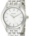 Bulova Women's 96L132 Silver White Dial Bracelet Watch